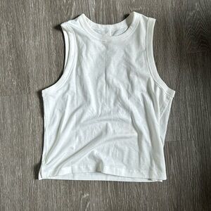 White Lululemon tank size 0